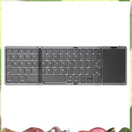 B089T Portable Folding Keyboard with Trackpad Rechargeable Mini Wireless  Keyboard for IOS and   C
