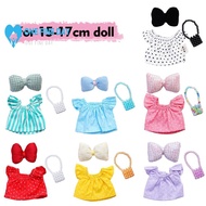 17cm Doll Clothes Doll Accessories Plush Doll Clothes Clothes Of Clothes Small Plush Doll Set U5a1