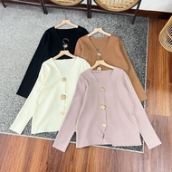 2427 BUTTON KNIT CARDI