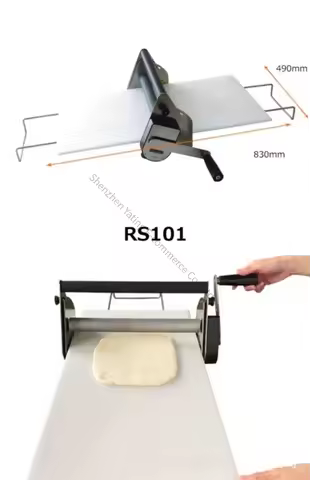 New Hand Cranked Puff Pastry Machine Puff Pastry Machine Croissant Opening Machine Bakery Puff Pastr