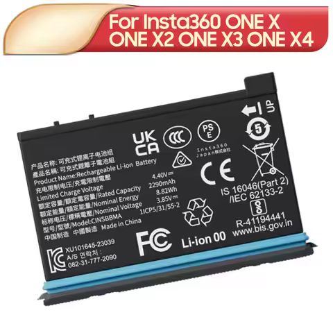 NEW Replacement Battery IS360XB CINOSBT/B CINAQBT/A CINSBBMA For Insta360 ONE X Insta360 ONE X2 ONE 