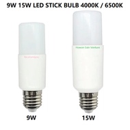 MXJ 9W 15W LED Stick Bulb 4000K Cool White 6500K Daylight LED Light Bulb E27 B22 G24 PLC 90% Energy 