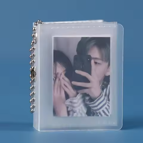 Mini Photocard Holder Kpop Cards Collect Book Binding Machine Small Photo Album Idol Cards Albums Kp