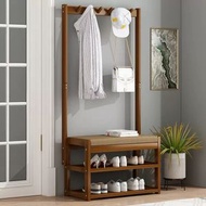 RL DEPARTMENT STORE - 換鞋凳衣帽架二合一 簡易門口換鞋凳 鞋架 50CM