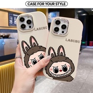 IPhone 15 Pro Max/11 Pro Max/14 Pro Max/16 Pro Max Case..Labubu Silver Border Camera 1 Image