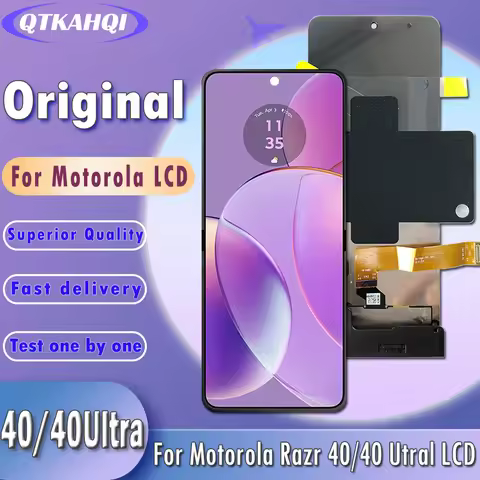 6.9" For Motorola Razr 40 Display Touch Screen Digitizer Assembly For Moto Razr40 Ultra LCD Replace 
