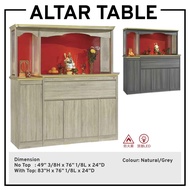 Altar Table Altar Cabinet Prayer Cabinet Prayer Table 6.5FT Altar Table FengShui Table Buddha Table 