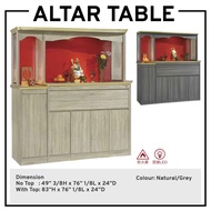 Altar Table Altar Cabinet Prayer Cabinet Prayer Table 6.5FT Altar Table FengShui Table Buddha Table 神台 6尺半 Chinese Altar