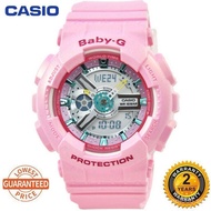 (Hot sale) Baby-G ba110 pink G Casios Shocks blue wrist watch women sport watches