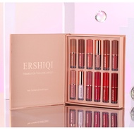 ลิปกลอสเนื้อแมทชุด12แท่งเพิ่มความชุ่มชื้นติดทนลิปสติกส้มอิฐแดงก่ำสามารถนำมาใช้ประโยชน์ได้ 24 Hours M