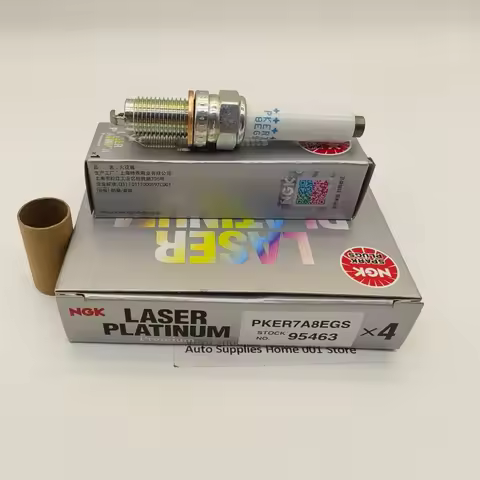 4PCS NGK Laser PKER7A8EGS 95463 Dual Platinum Spark Plugs 04E905612C a ForAudi A1 A3 A4 Q2 Golf7 B8 