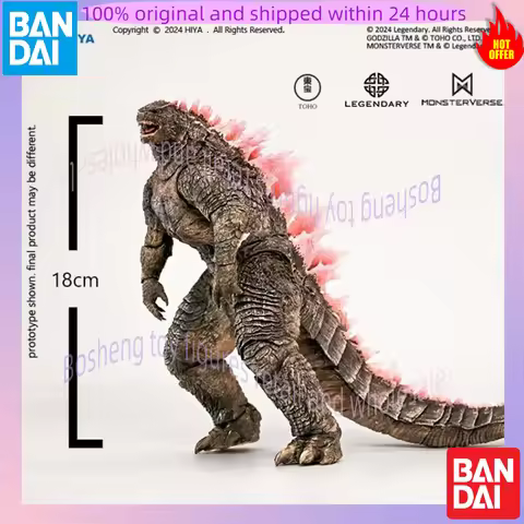 Original HIYA Godzilla x Kong The New Empire Godzilla Evolved Pink Backed Godzilla In Stock Anime Ac