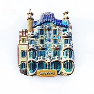 Barcelona Casa Batlló Fridge Magnet - 3D Gaudi Masterpiece Souvenir Dragon Scale Facade Decor Unique