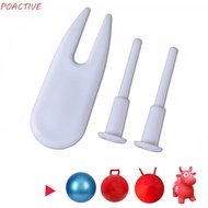 POACTIVE‌ Air Plug Durable 3Pcs/Bag Horn Balls Yoga Ball Fitness Balls AIr Puller