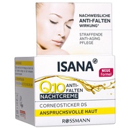 Isana Q10 anti-wrinkle and anti-aging night cream