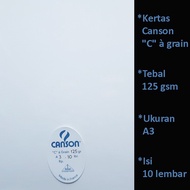 Drawing Paper / Canson C a Grain Paper 125 gsm A3 Size