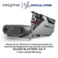 CREATIVE SOUND BLASTERX AE-9 PCI-E SOUND CARD AND DAC