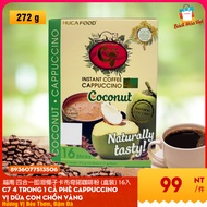 Vietnam Four-In-One Instant Coconut Cappuccino Coffee Powder (Box) 16pcs C7 4 Trong 1 C À Ph Nav D A