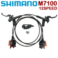 SHIMANO DEORE SLX M7100 2ลูกสูบ M7120 4ลูกสูบจักรยานเสือภูเขาเบรกดิสก์เบรกไฮดรอลิค MTB พร้อม N03a N04c D03s J04c J03a G03s บันไดจักรยานร้านอุปกรณ์รถจักรยาน