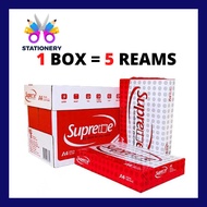SUPREME A4 Copier Paper 70Gsm 500's Box (5reams) A4 Paper 70gsm Copier Paper