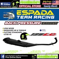 ESPADA Back Pressure LC135 28MM Racing Exhaust Pipe LC135 Cutting Standard Ekzos Muffler Senyap Tapi