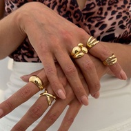 Alla Ring set bohemian ring set korean silver statement/ Ring set