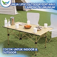 WARS Outdoor Portable Camping Glamping Folding Table Aluminum