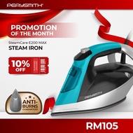 PerySmith E200 Max Anti Burns Guaranteed Steam Iron Steamcare Series (seterika Stim | Iron Steam | s