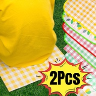 2Pcs Outdoor Foldable Seat Cushion Waterproof Camping Cushion Portable Beach Pad Outdoor Accessories