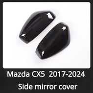 2017-2024 Mazda CX5  CX-5 Side View Door Mirror Cover Glossy Black Exterior Car Accessories Garnish