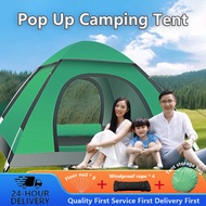Camping Tent Pop Up Tent Outdoor Tent Pop Up 1-2/3-4 persons Tent Waterproof Tent Double Door Sleepi