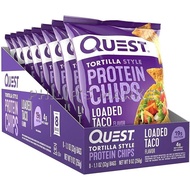 Quest Nutrition Protein Tortilla Chips Loaded Taco 1 Carton