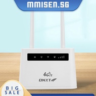 [mmisen.sg] 4G LTE WiFi Router 150Mbps Wireless Router Modem w/ SIM Card Slot RJ11 RJ45 Port