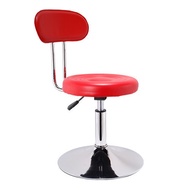 S/🔔Bar Stool Lifting Backrest Chair Bar Chair Bar Chair High Chair round Stool Household Rotating Bar Stool Beauty Stool