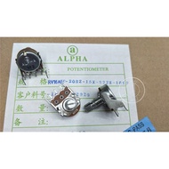 ALPHA Single Potentiometer 16 Type with Bracket B22K A100K B10K Handle 15MM Flower