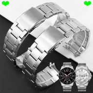 Watch Strap Suitable for Casio MTP1374/MTP1375/VD01 Series Stainless Steel Watch Strap Swordfish MDV