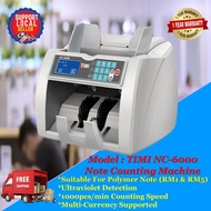 TIMI NC-6000 Electronic Bank Note Counting Machine / Note Counter Machine /Bank Note Counter / Malay