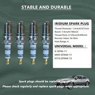 4pcs K-IZFR6-11 Iridium Spark Plug (universal model 6994 IZFR6K-11/6774 IZFR6K-13) applicable cars f