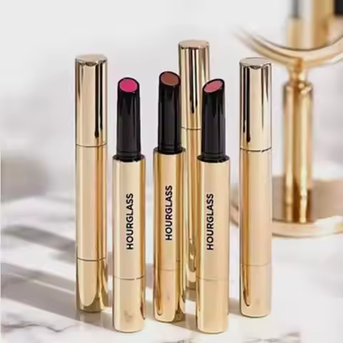Fashion Hourglass Makeup Lipstick Lasting Moisturizing Phantom Volumising Lip Gloss Cosmetics Oil Co