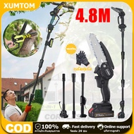 6 Inches Cordless High Branch Saw Expandable Up To 5 Meters Electric Cutting