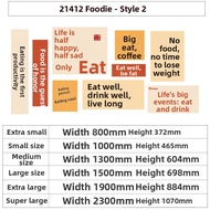 QIANGSHANGLI | Cafe and Restaurant Creative Mural Wallpaper