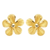 PRIMA ต่างหูทองคำ 99.9% รูปดอกไม้ 111E1964-18