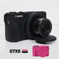 Softcase Canon G7Xii G7X2 Case with Cap Cover Casing Silicone Canon G7Xii
