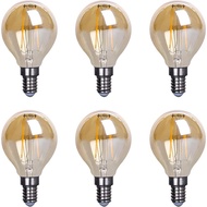 E14 2W Dimmable G45 LED Globe Filament Bulb Edison Filament Light Bulbs 20 Watt Setara dengan Putih 