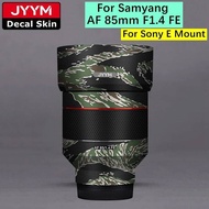 Sticker For Samyang AF 85mm F1.4 FE Camera Lens Decal Skin Vinyl Wrap Protective Film Coat 85mm 1.4 