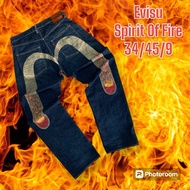 Evisu Spirit Of Fire Jeans Original Product Made In Japan.