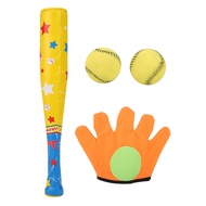 4PCS Soft Baseball Bat Ball Ball Ball Set for Kids - ของขวัญกีฬาที่สมบูรณ์แบบสำหรับการเล่นกลางแจ้งปล