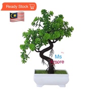 Malaysia ReGreen Bonsai Small Plant Fake Flower Decoration With Basin