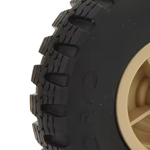 4Pcs/Set 70mm Diameter RC Car Wheels Rubber High Performance RC Tires RC Wheels Tire Set for Unimog 