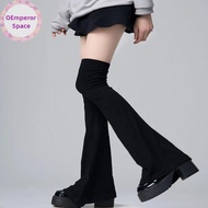 OEmperor Y2K Leg Stockings Elasticity Slimming Knee Socks Japanese Style Spicy Femboy Over The Knee 